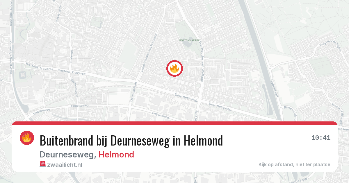 Buitenbrand bij Deurneseweg in Helmond — 12 apr 2026