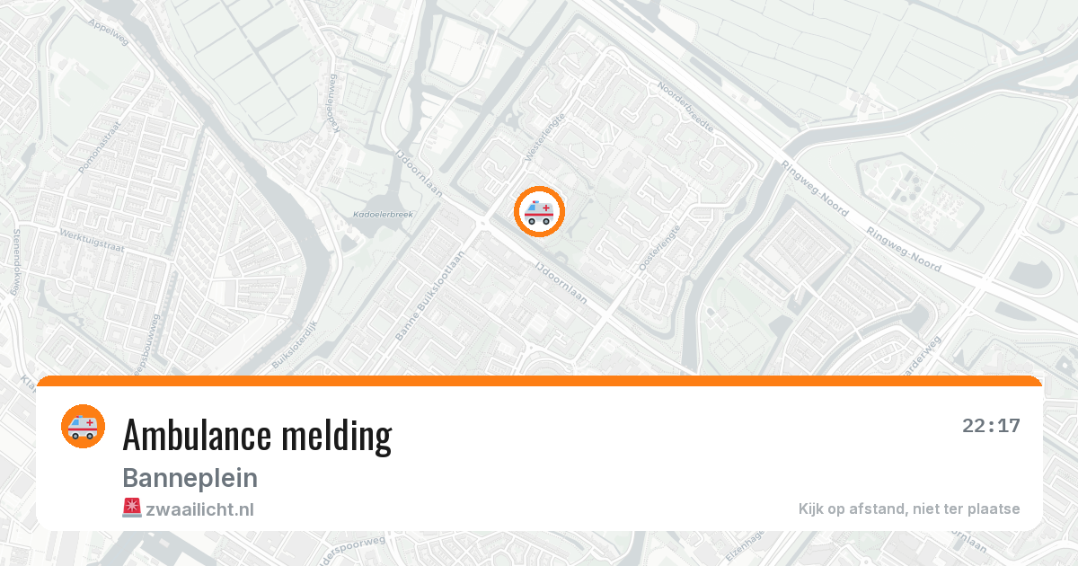 Ambulance melding — 30 apr 2026