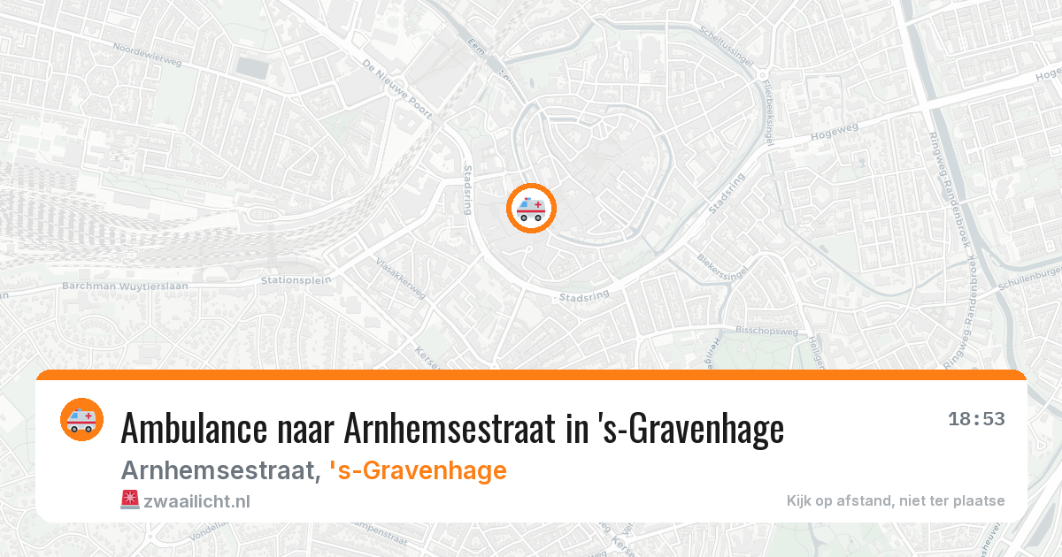 Ambulance naar Arnhemsestraat in 's-Gravenhage — 4 apr 2026
