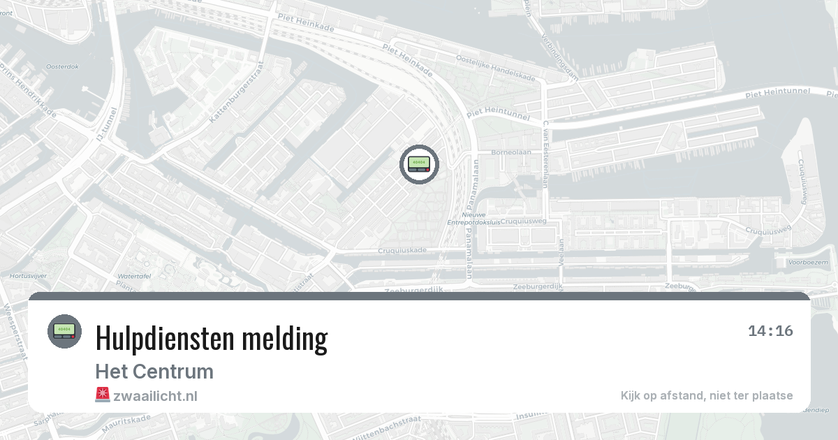 Hulpdiensten melding — 24 jun 2026