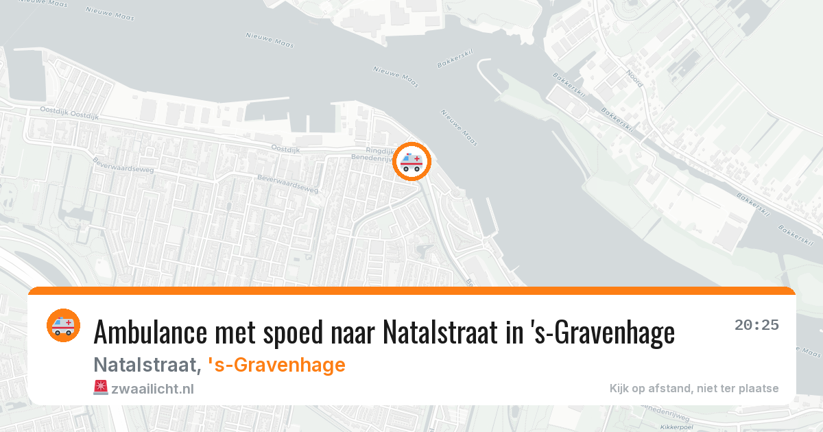 Ambulance met spoed naar Natalstraat in 's-Gravenhage — 2 apr 2026