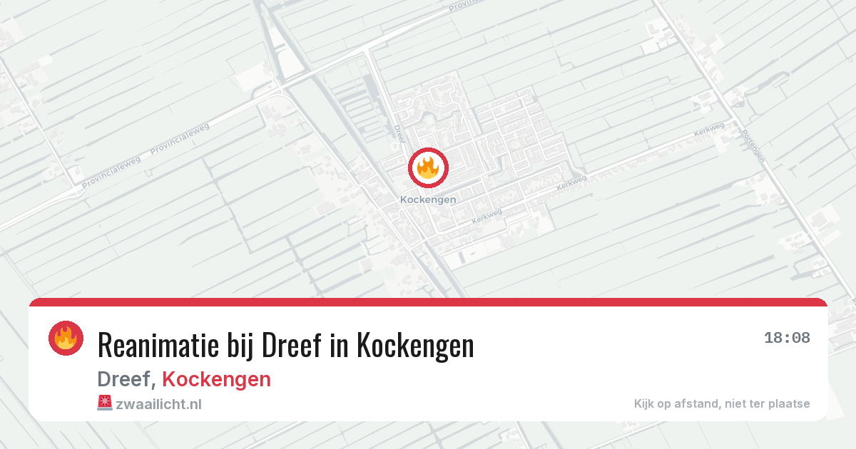 Reanimatie bij Dreef in Kockengen — 23 jun 2026