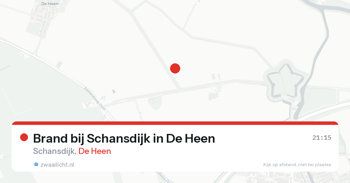 Brand bij Schansdijk in De Heen — 25 aug 2026