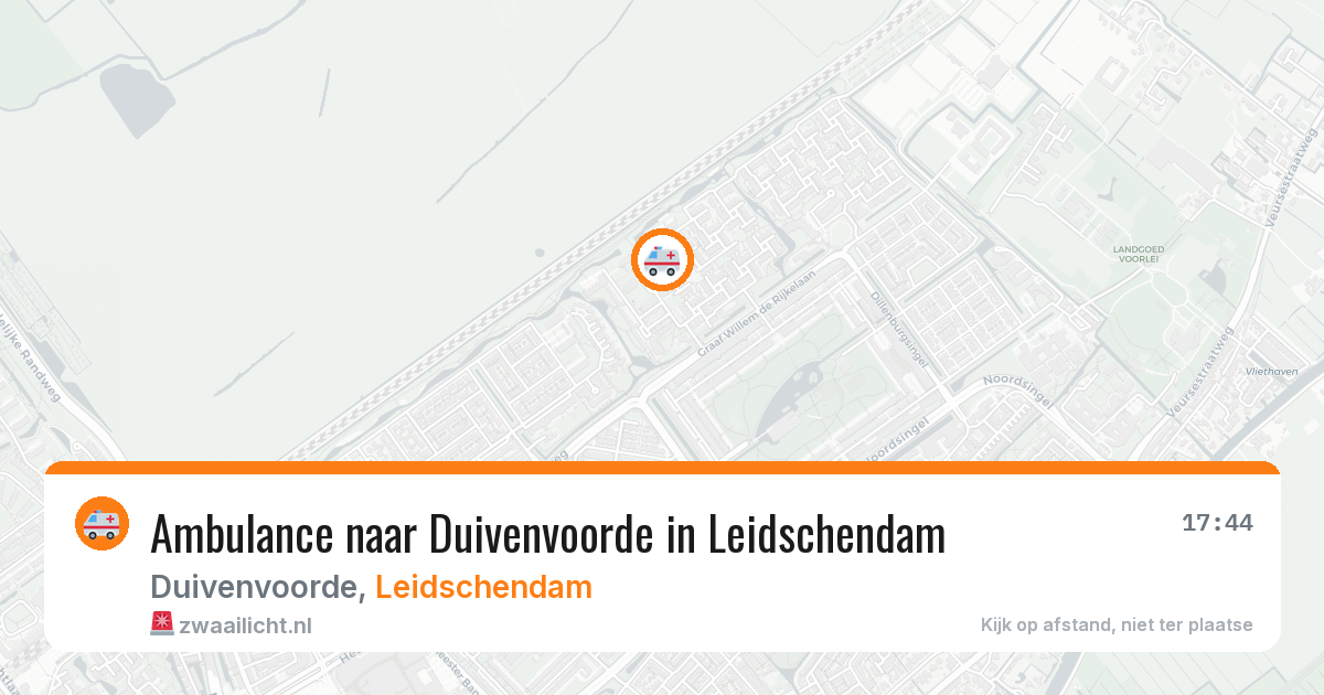 Ambulance naar Duivenvoorde in Leidschendam — 25 jun 2026