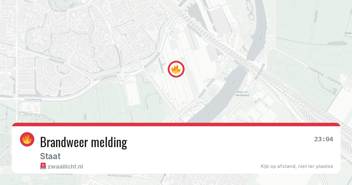 Brandweer melding — 27 jun 2026