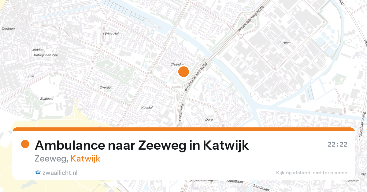 Ambulance naar Zeeweg in Katwijk — 27 mrt 2026