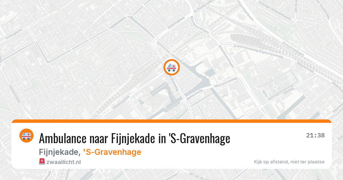 Ambulance naar Fijnjekade in 'S-Gravenhage — 29 mrt 2026
