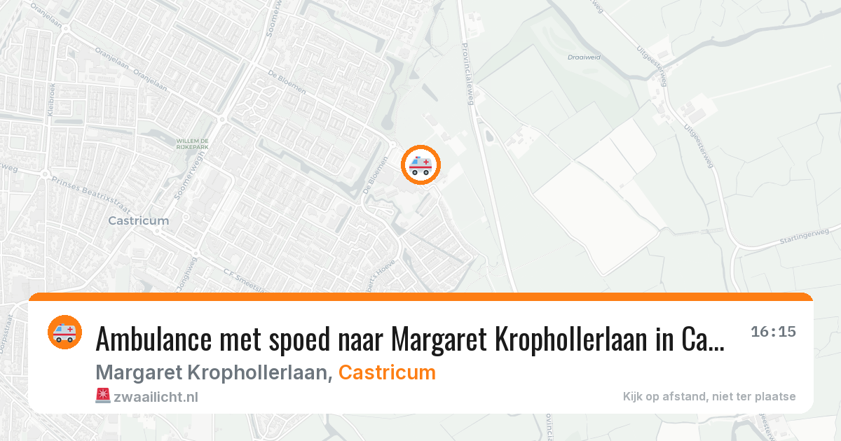 Ambulance met spoed naar Margaret Krophollerlaan in Castricum — 23 jan 2026