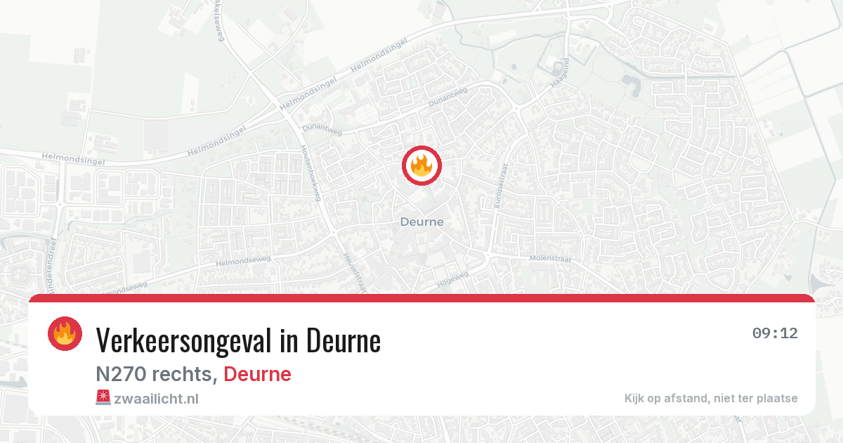 Verkeersongeval in Deurne — 1 feb 2026