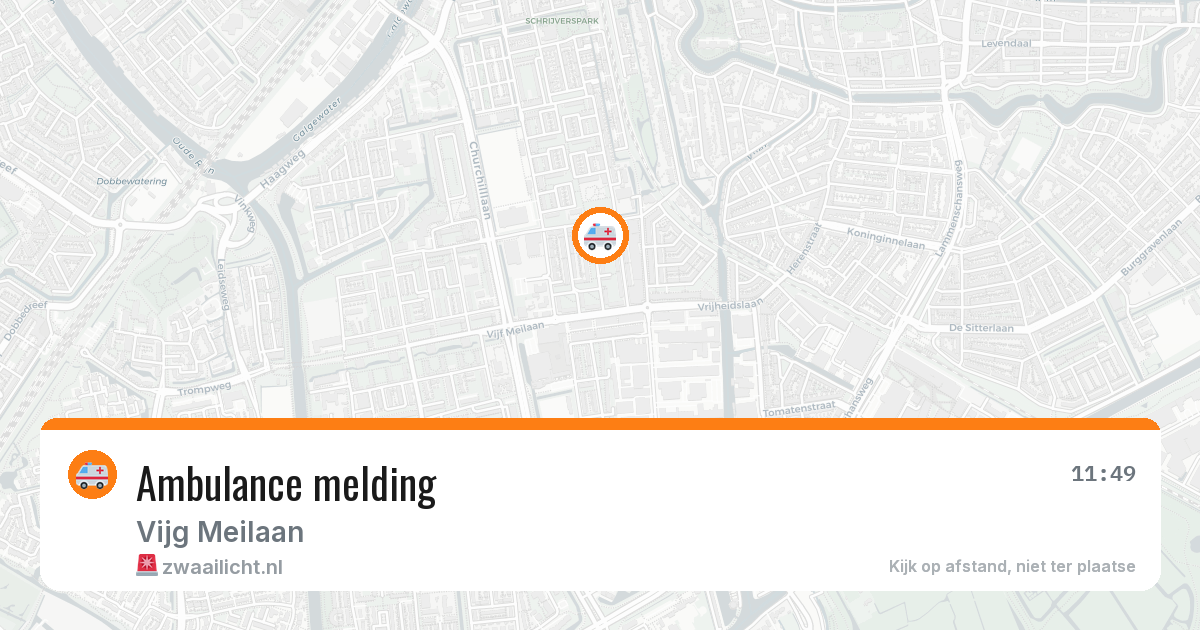Ambulance melding — 3 jul 2026