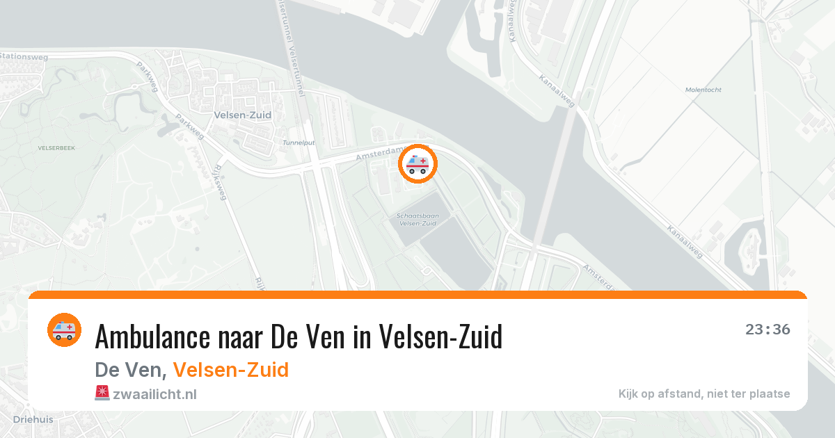 Ambulance naar De Ven in Velsen-Zuid — 11 jul 2026