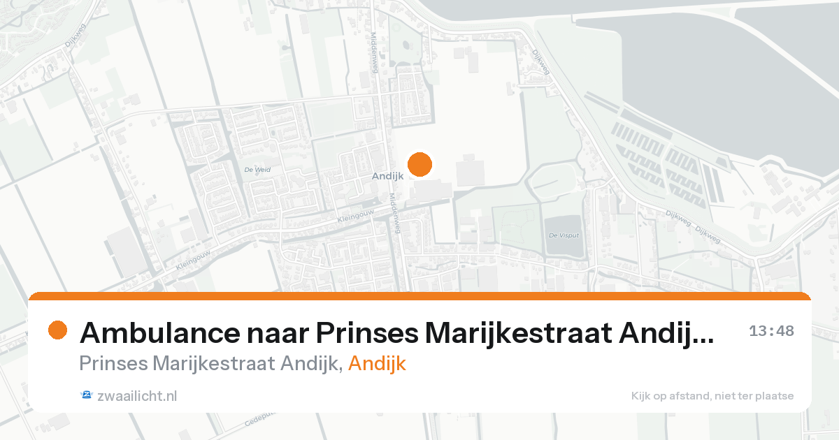 Ambulance naar Prinses Marijkestraat Andijk in Andijk — 7 feb 2026