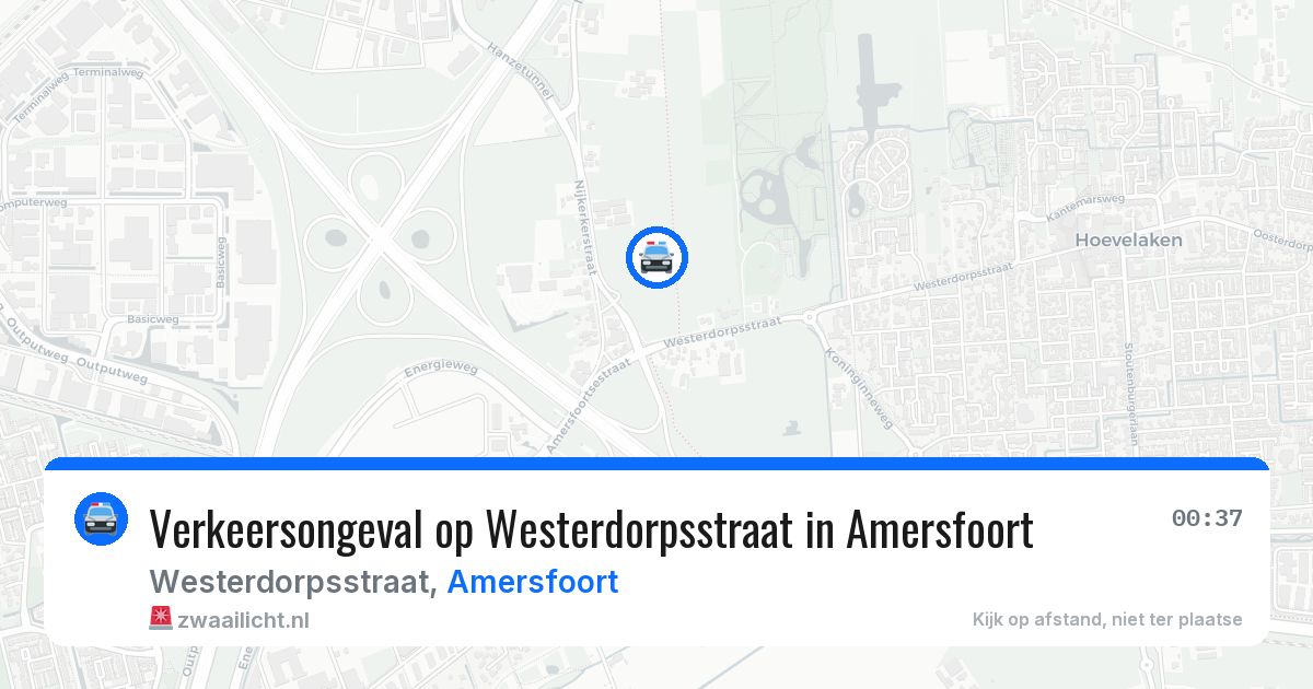 Verkeersongeval op Westerdorpsstraat in Amersfoort — 29 mei 2026