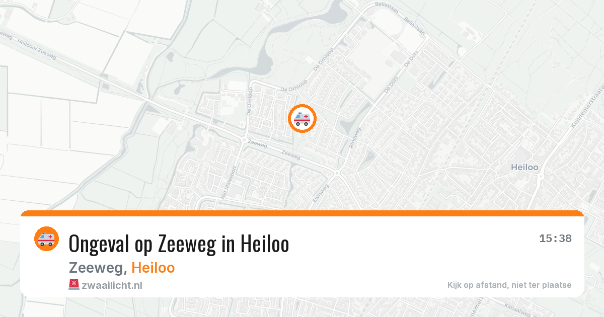 Ongeval op Zeeweg in Heiloo — 14 apr 2026