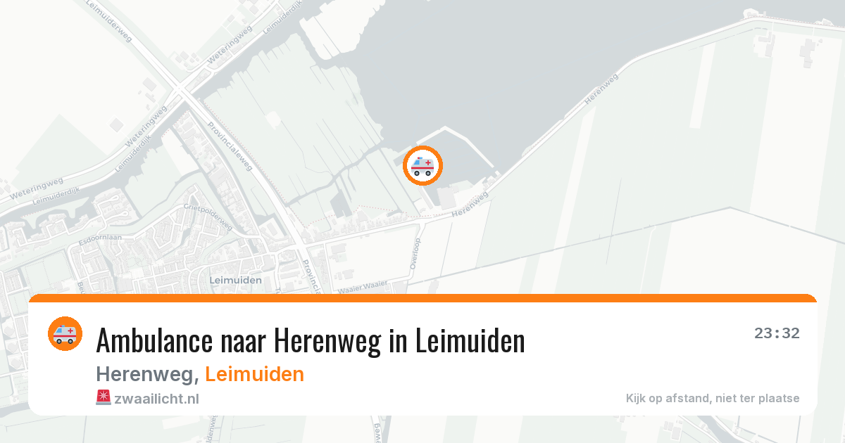 Ambulance naar Herenweg in Leimuiden — 2 aug 2026