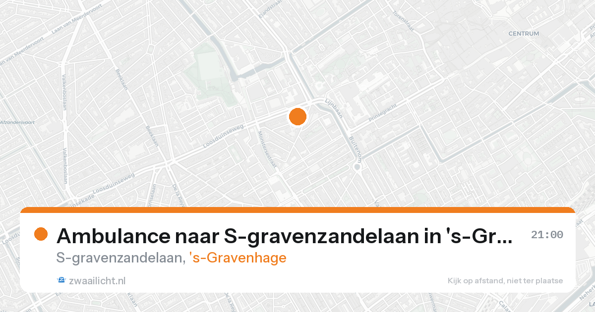Ambulance naar S-gravenzandelaan in 's-Gravenhage — 7 feb 2026