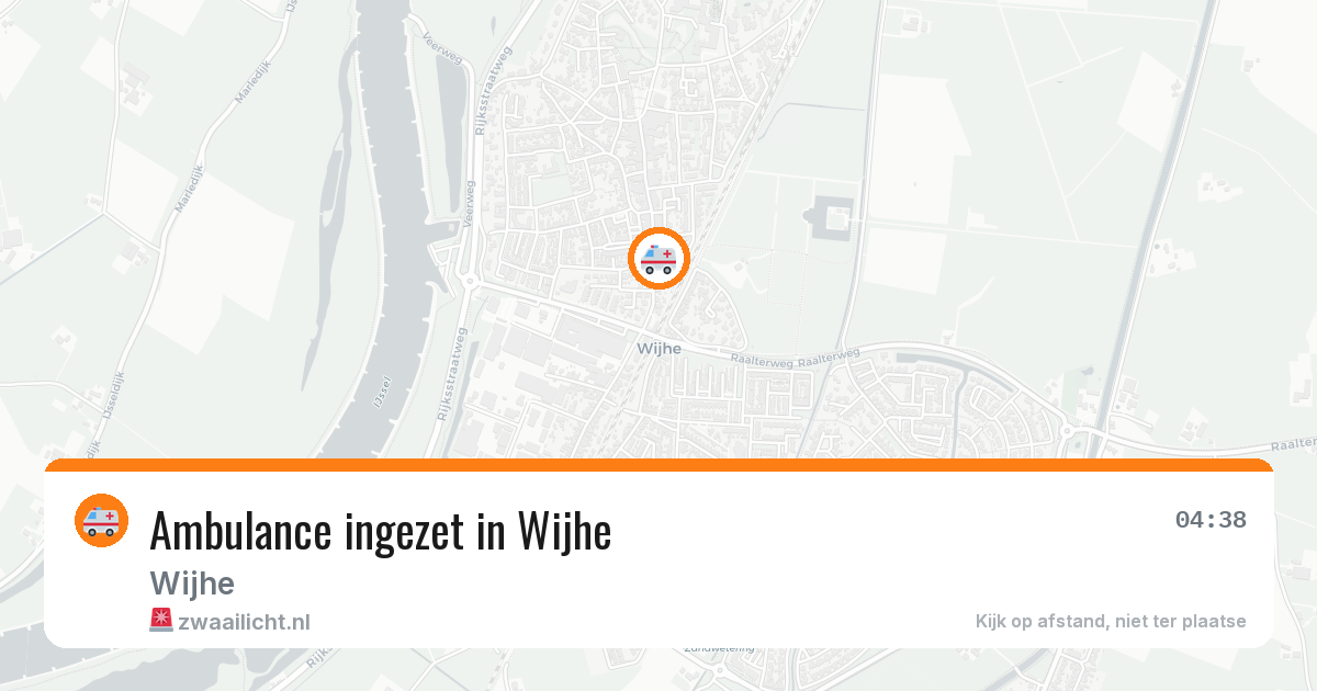 Ambulance ingezet in Wijhe — 5 apr 2026