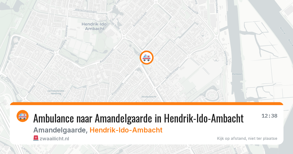 Ambulance naar Amandelgaarde in Hendrik-Ido-Ambacht — 29 jun 2026