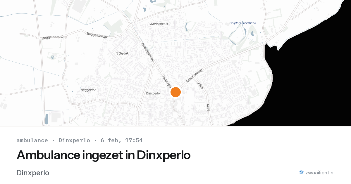Ambulance ingezet in Dinxperlo — 6 feb 2026