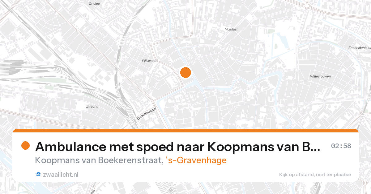Ambulance met spoed naar Koopmans van Boekerenstraat in 's-Gravenhage — 1 feb 2026