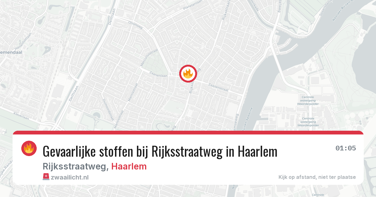 Gevaarlijke stoffen bij Rijksstraatweg in Haarlem — 11 jun 2026