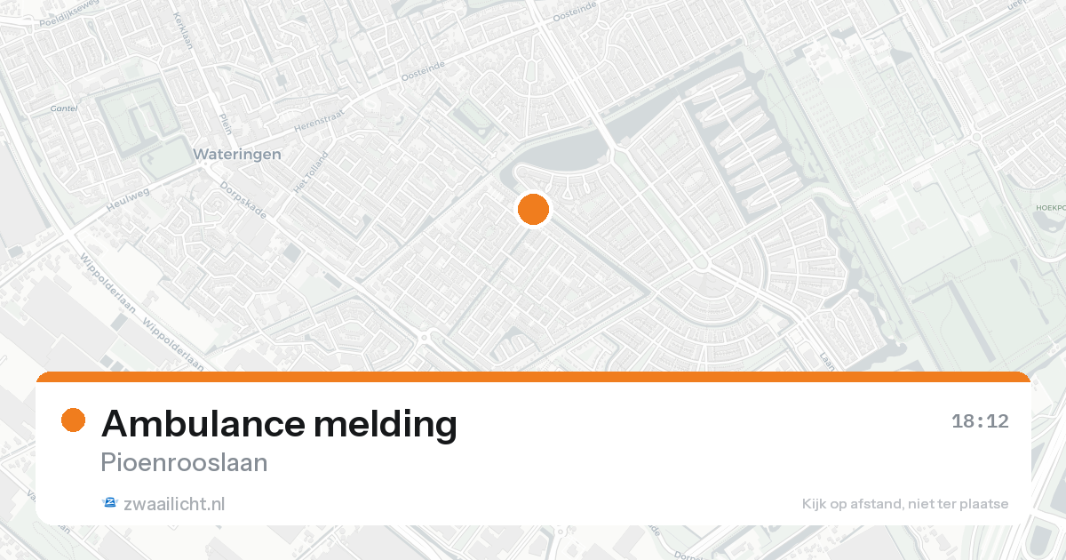 Ambulance melding — 10 mrt 2026