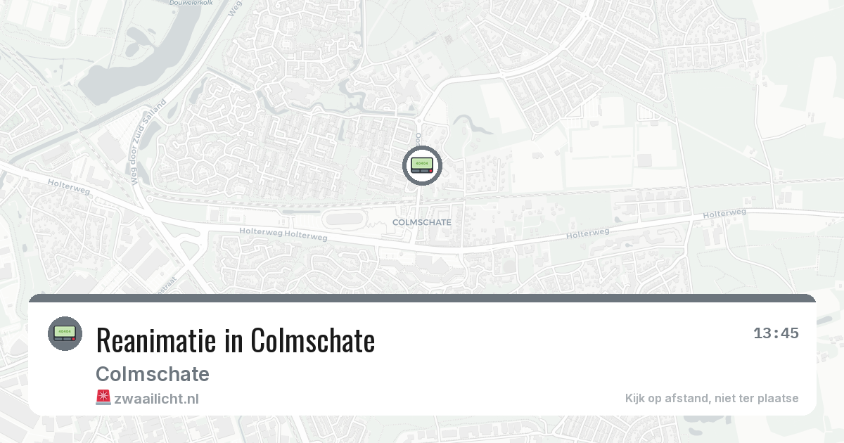 Reanimatie in Colmschate — 9 feb 2026