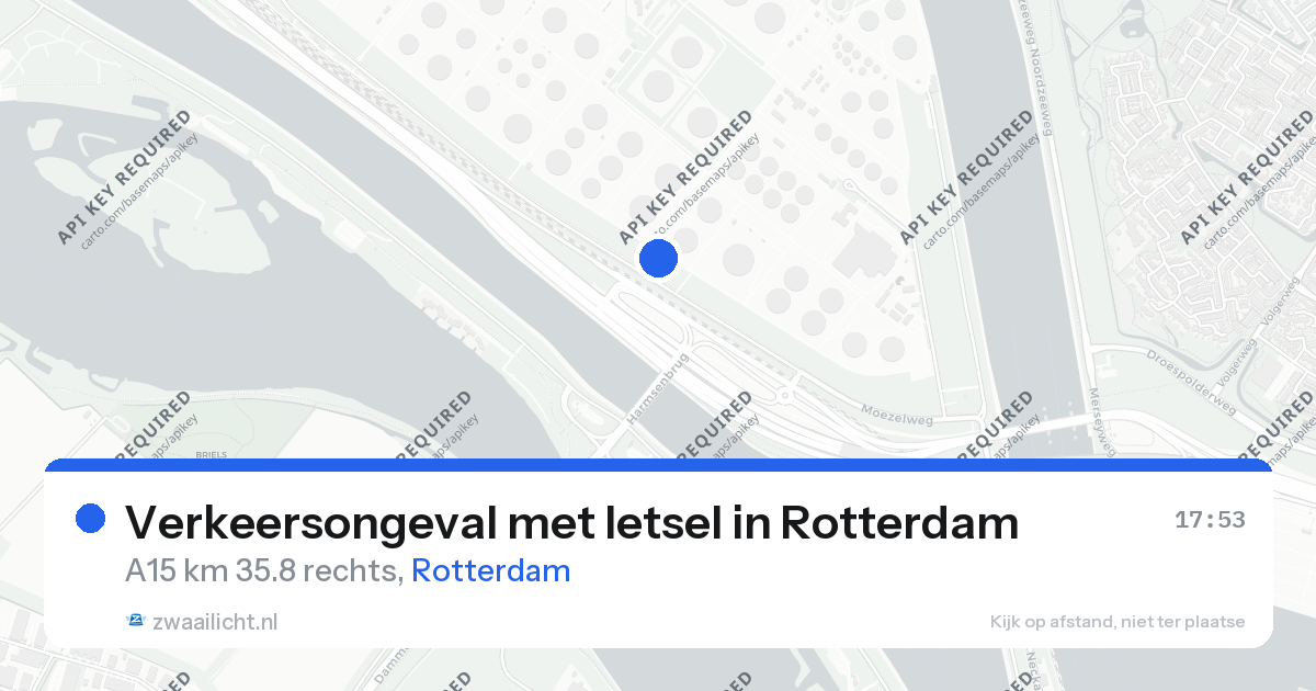 Verkeersongeval met letsel in Rotterdam — 26 aug 2026