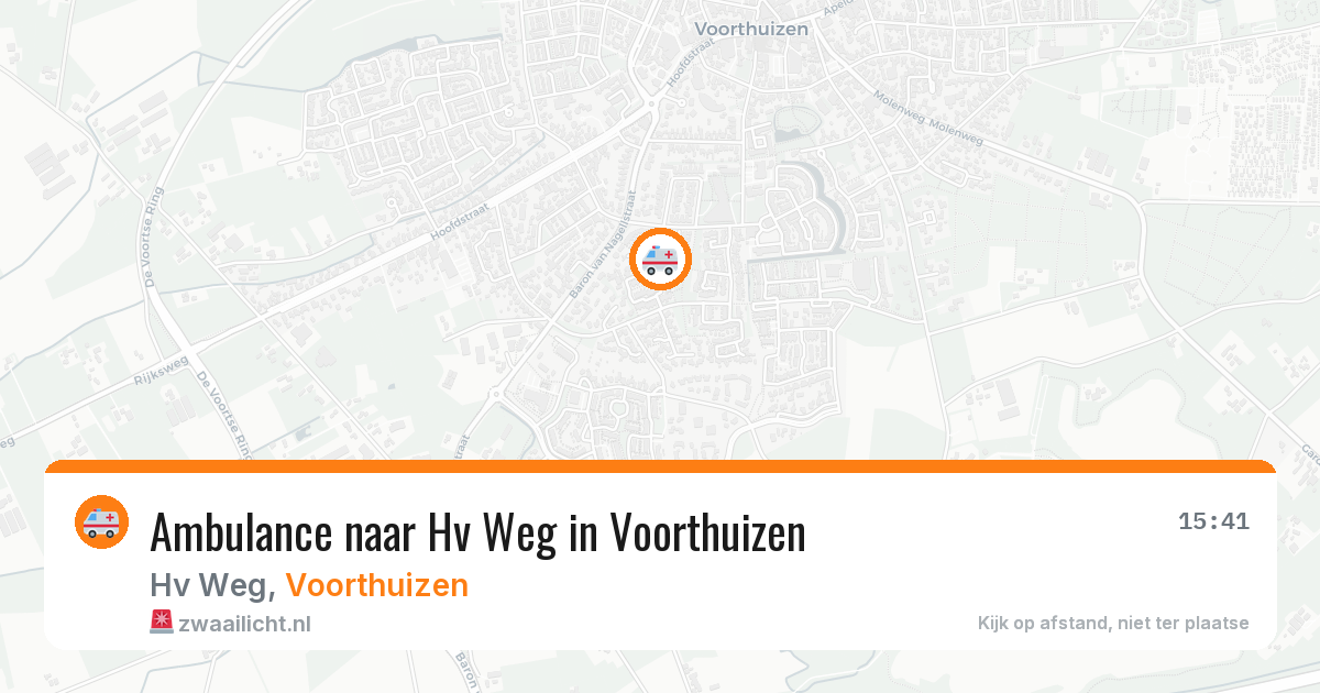 Ambulance naar Hv Weg in Voorthuizen — 27 jul 2026
