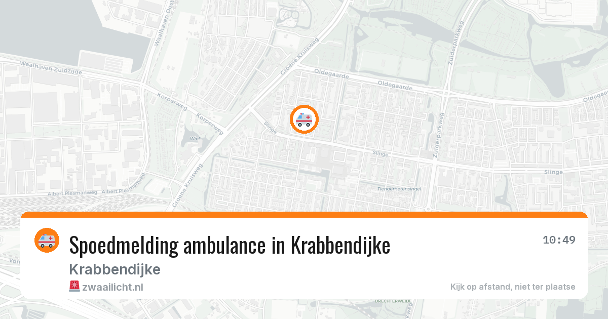 Spoedmelding ambulance in Krabbendijke — 27 jan 2026