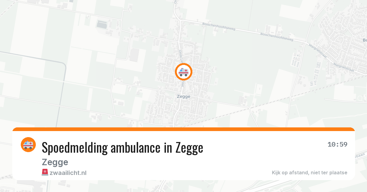 Spoedmelding ambulance in Zegge — 1 apr 2026