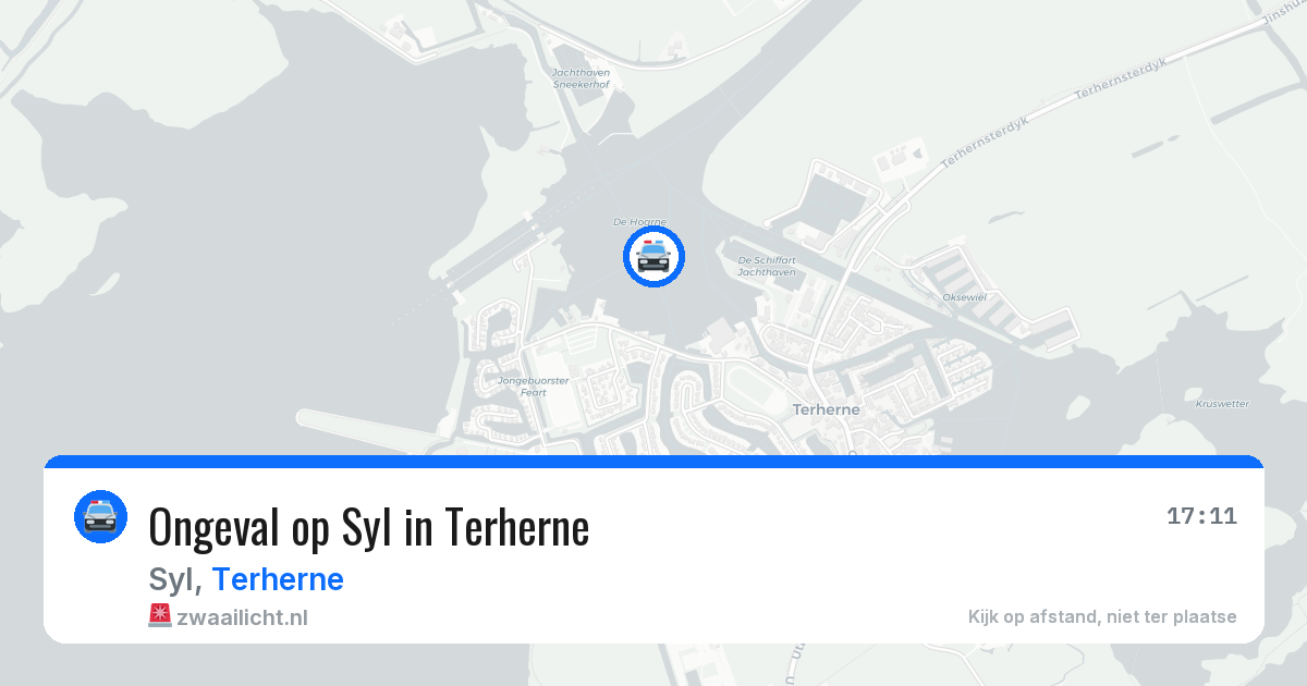 Ongeval op Syl in Terherne — 19 jun 2026