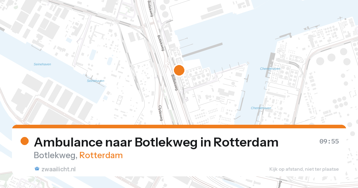Ambulance naar Botlekweg in Rotterdam — 28 aug 2026