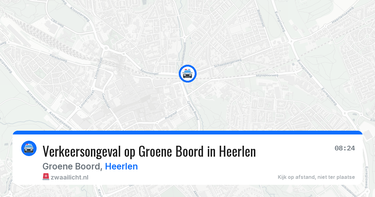 Verkeersongeval op Groene Boord in Heerlen — 9 feb 2026