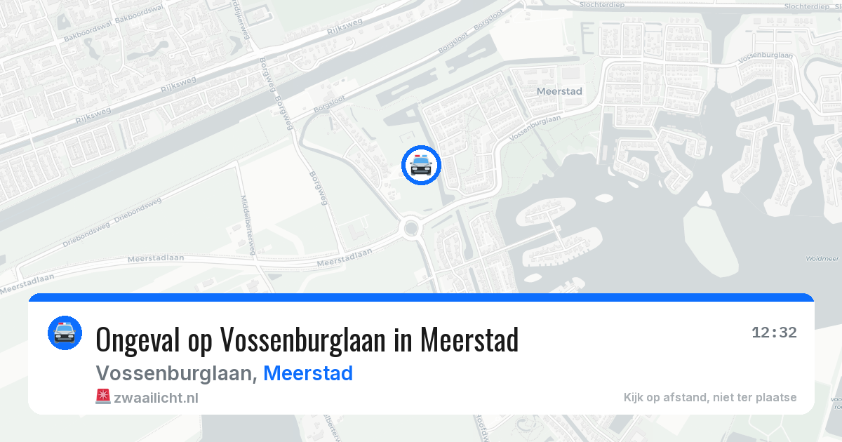 Ongeval op Vossenburglaan in Meerstad — 30 mrt 2026