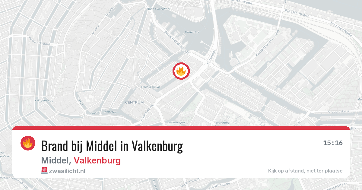 Brand bij Middel in Valkenburg — 22 jun 2026