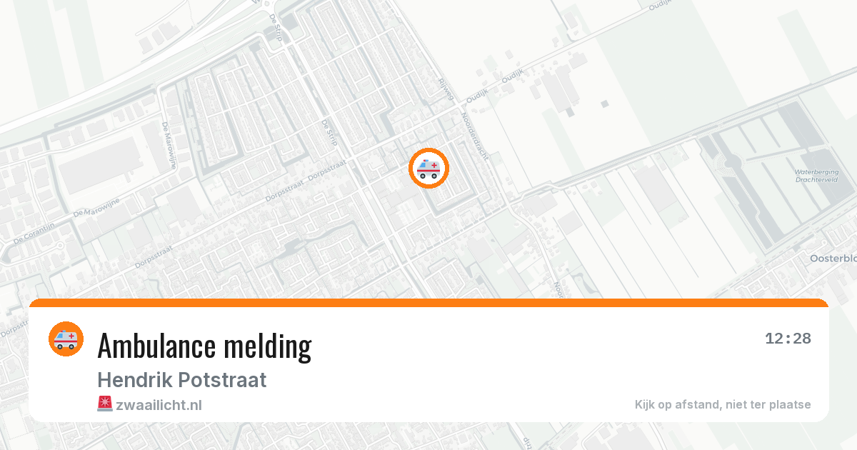 Ambulance melding — 12 jun 2026