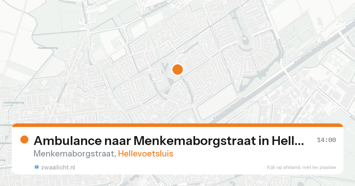 Ambulance naar Menkemaborgstraat in Hellevoetsluis — 5 jun 2026