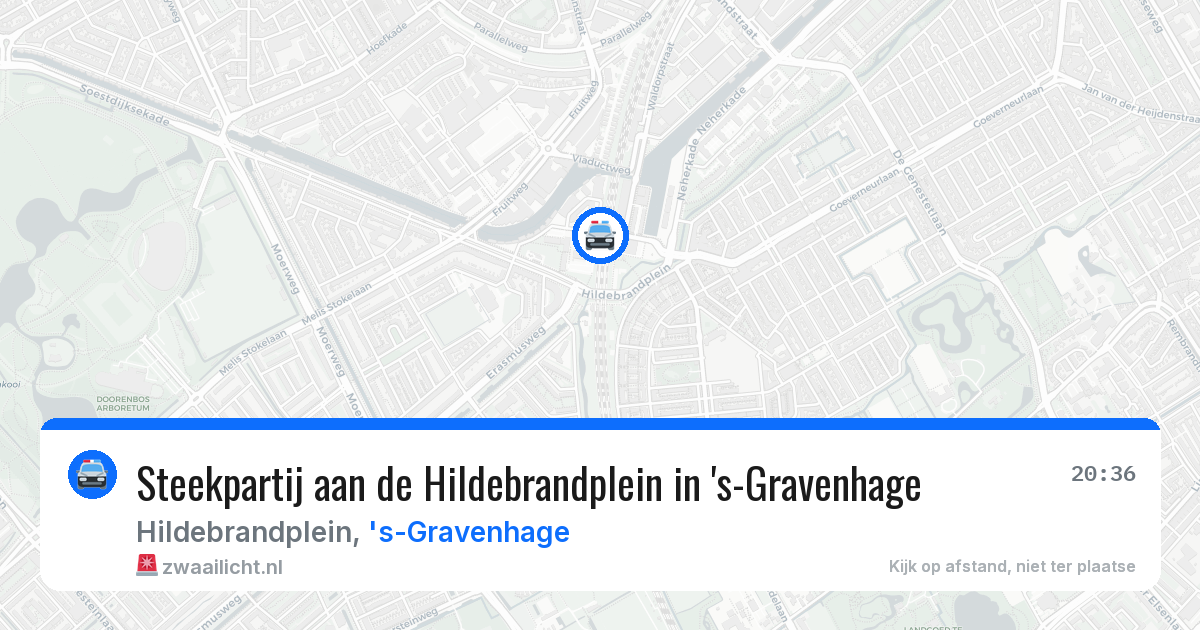 Steekpartij aan de Hildebrandplein in 's-Gravenhage — 27 mei 2026