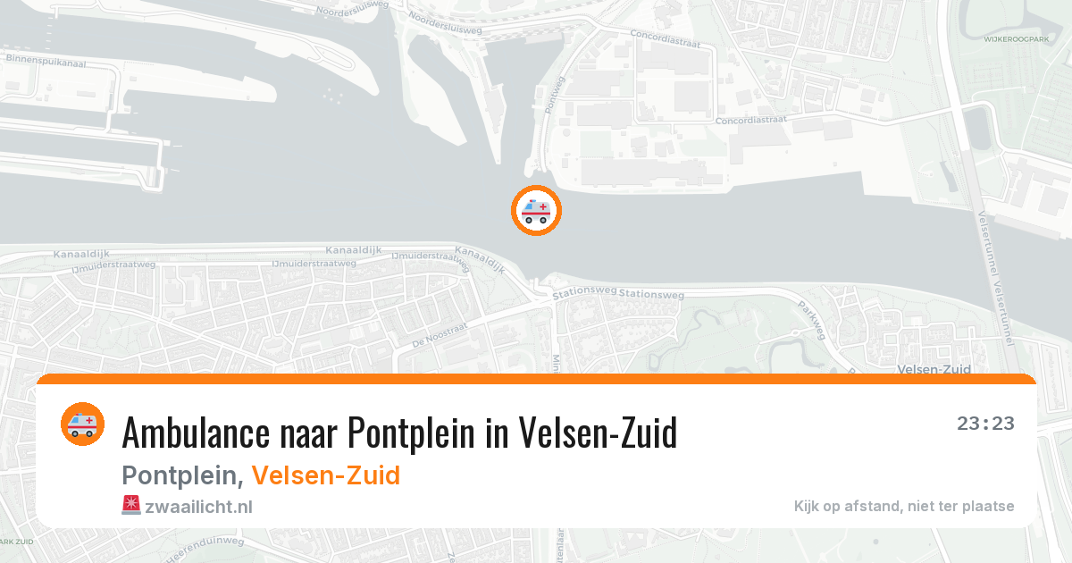 Ambulance naar Pontplein in Velsen-Zuid — 29 jun 2026