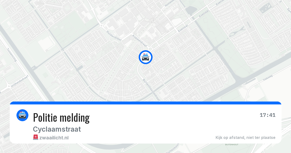 Politie melding — 19 jun 2026