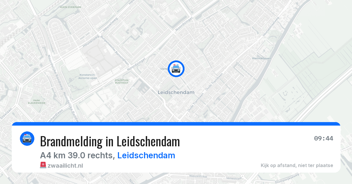 Brandmelding in Leidschendam — 22 mei 2026