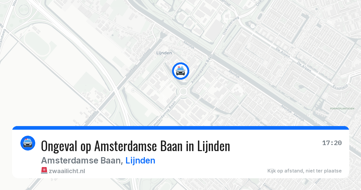 Ongeval op Amsterdamse Baan in Lijnden — 26 mei 2026