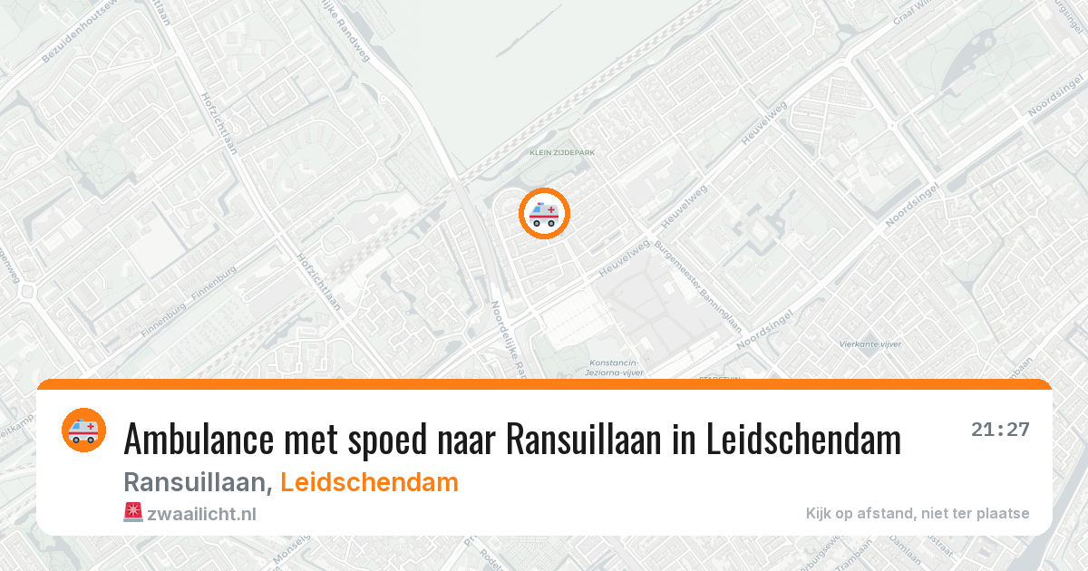 Ambulance met spoed naar Ransuillaan in Leidschendam — 10 feb 2026
