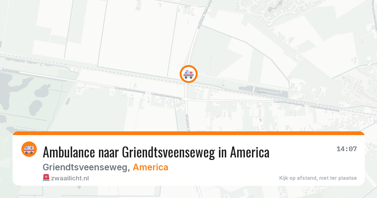 Ambulance naar Griendtsveenseweg in America — 28 jul 2026