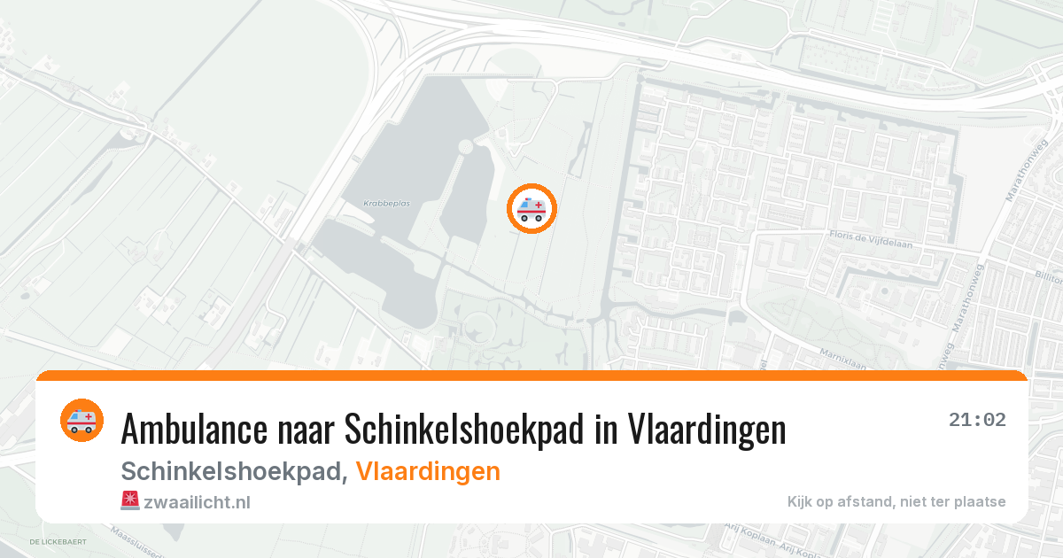 Ambulance naar Schinkelshoekpad in Vlaardingen — 24 jun 2026