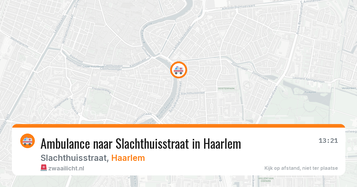 Ambulance naar Slachthuisstraat in Haarlem — 7 apr 2026
