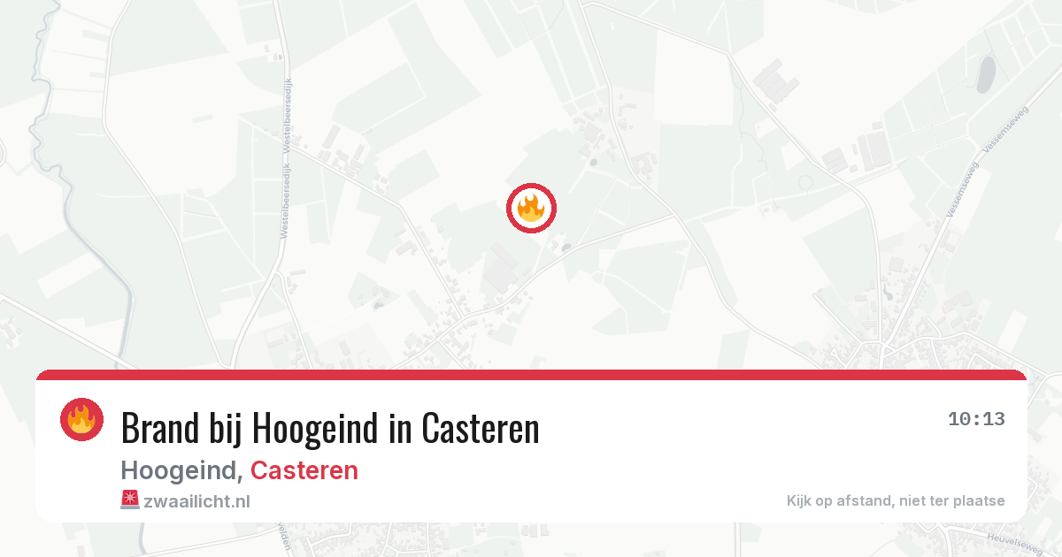 Brand bij Hoogeind in Casteren — 28 jun 2026