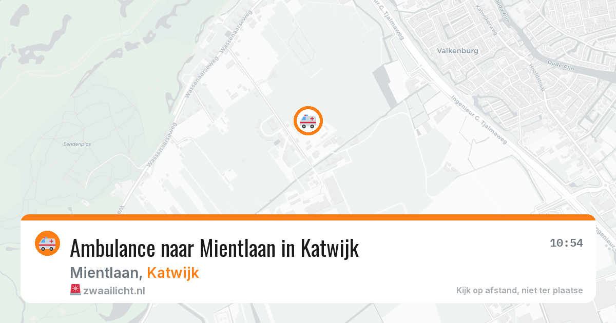 Ambulance naar Mientlaan in Katwijk — 29 jan 2026