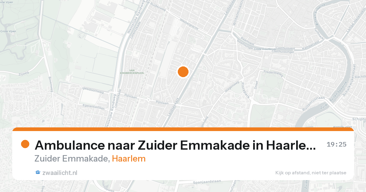 Ambulance naar Zuider Emmakade in Haarlem — 8 jun 2026